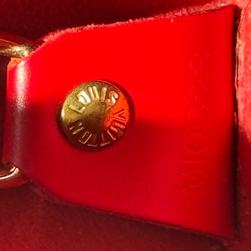 Louis Vuitton Cherry Red Epi Souflet Leather Shoulder Bag - Picture 12 of 16
